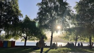 クイーンズタウンの夕日